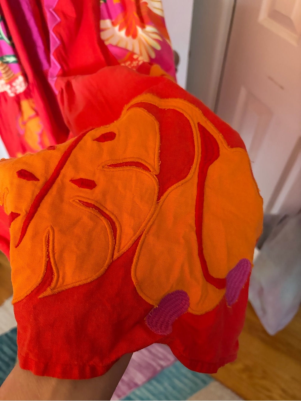 Farm Rio Sunset Patchwork Maxi Dress - Flawed - please read - Picture 9 of 16